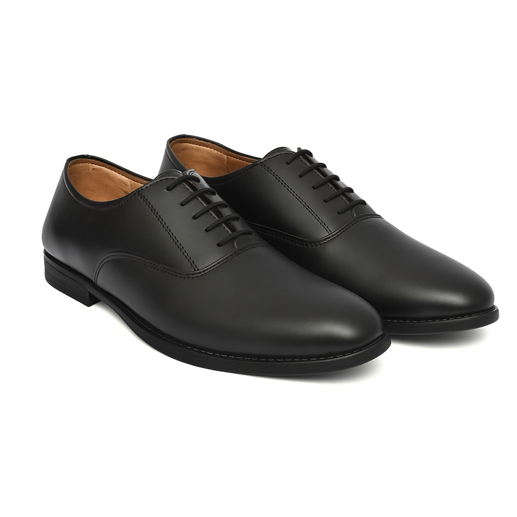 Classic Oxford Formal Shoes for Men – Split Leather Lace-Up