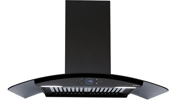 Elica ISMART GLACE HAC BF LTW NERO Auto Clean Chimney (60/75/90 cm)