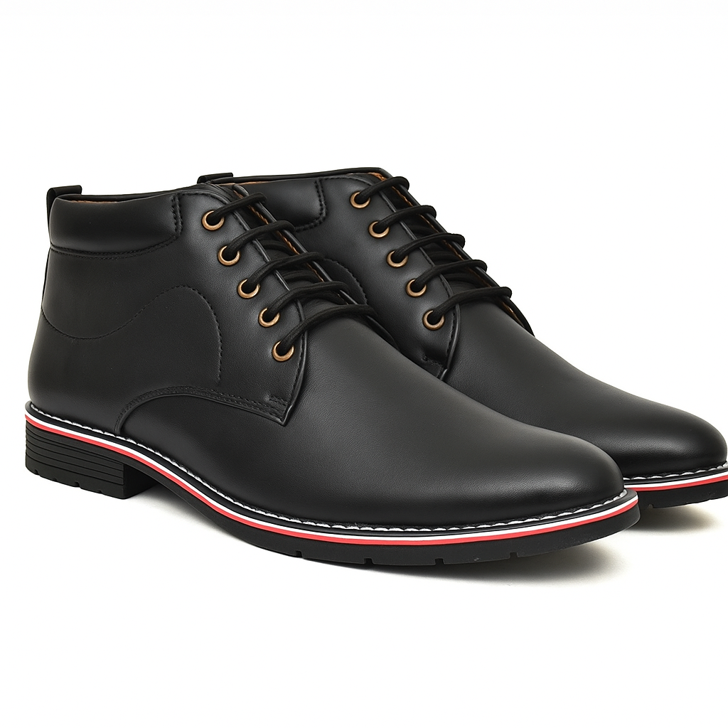 Men’s Split Leather Softy Formal Ankle Boot