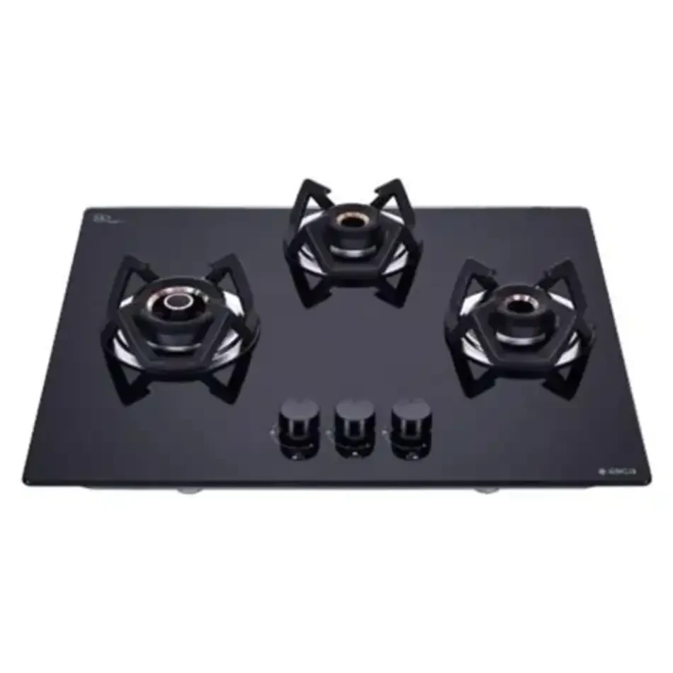 Elica CLASSIC FLEXI AB HCT 3B 60 Built-in Hob (3 Burner, Auto Ignition, Black Glass Finish)