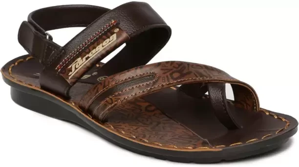 Men PU8850G Stylish Comfortable Daily Outdoor Casual Cushioned Sandal  (Brown , 8 UK/India)