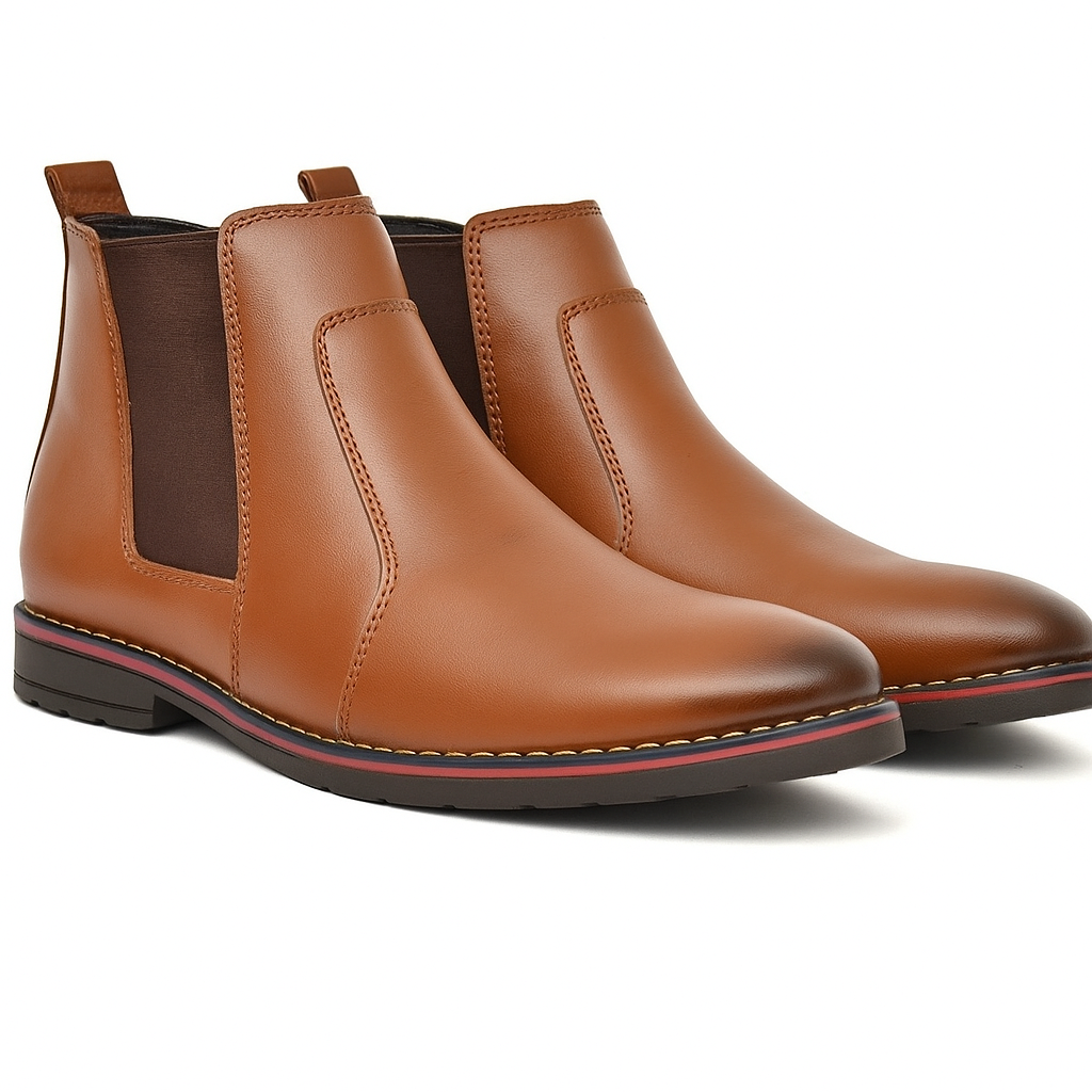 Men’s Split Leather Chelsea Boot – Code 7003
