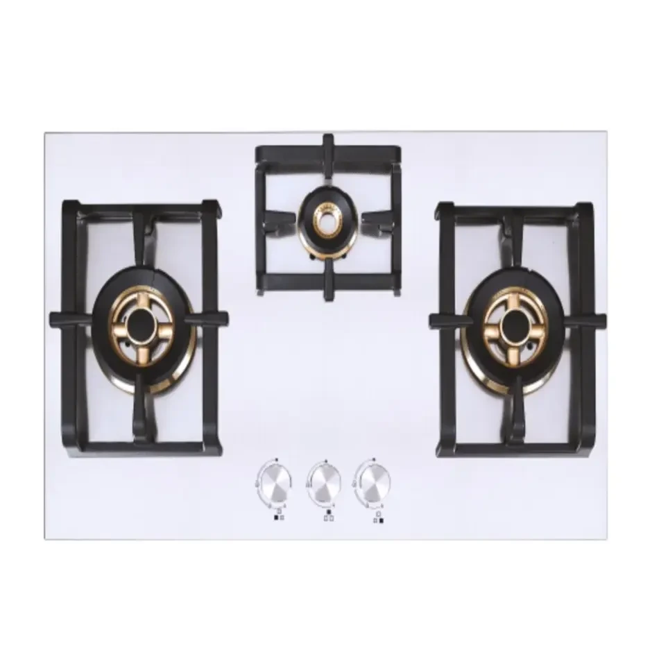 Elica INOX PRO FB MFC 3B 75 DX FFD Built-In 3 Burner Hob (75 cm)