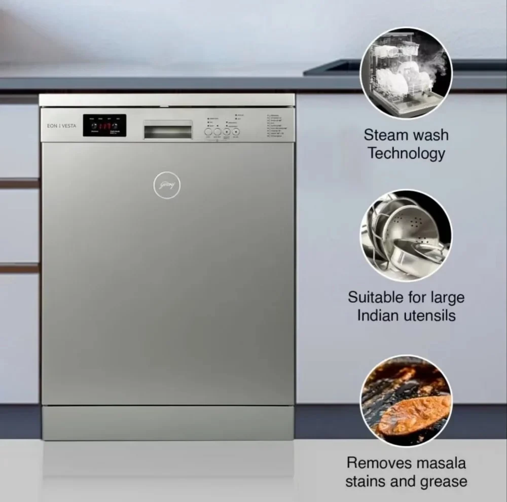 Godrej DWF EON VES 13Z SI STSL Portable Dish Washer